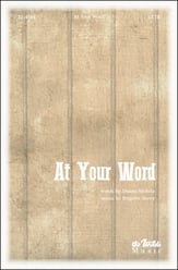 At Your Word SATB choral sheet music cover